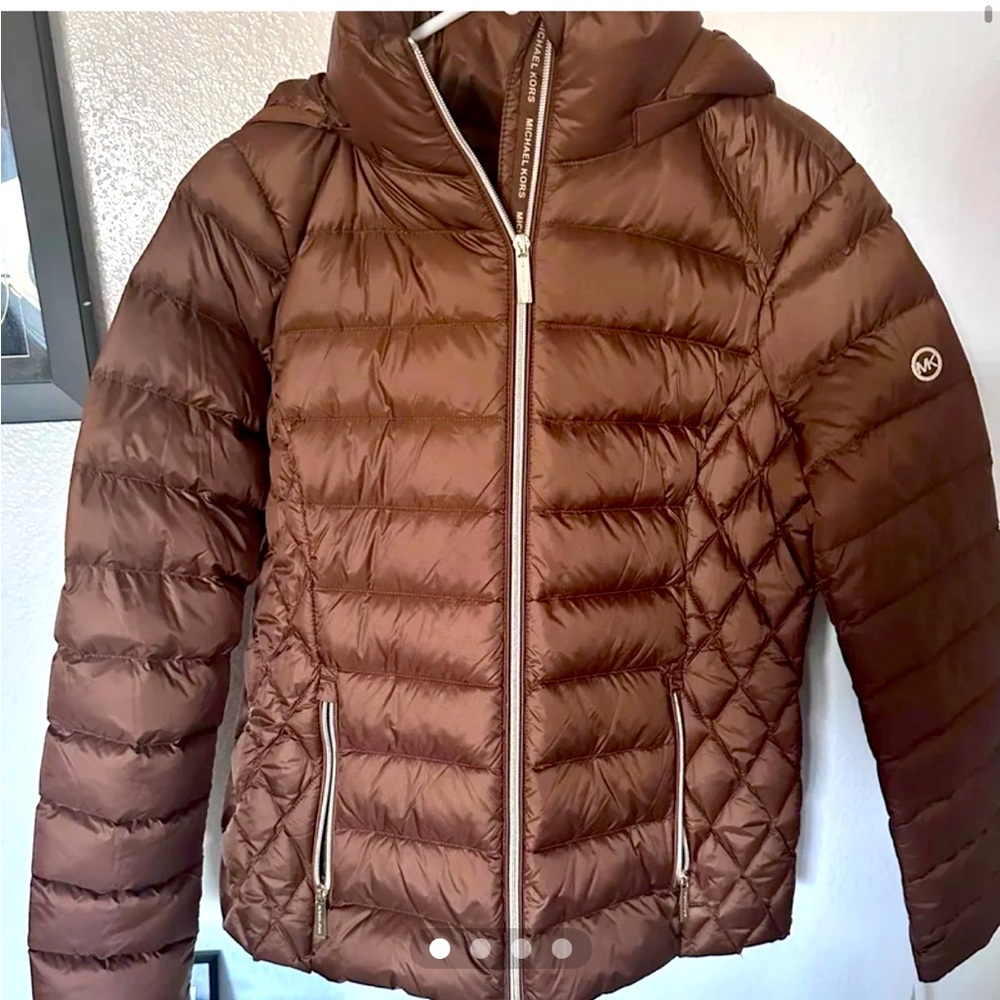 Michael Kor’s Brown Puffer Jacket